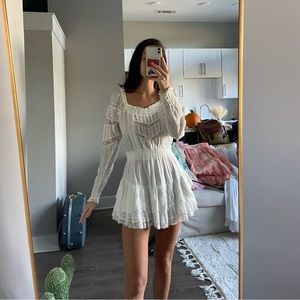 Long sleeve LoveShackfsncy white dress